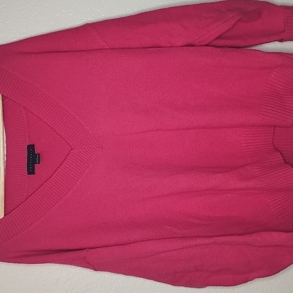 Sanctuary Easy Breezy V Neck Pullover In Flash Pink - Picture 9 of 14